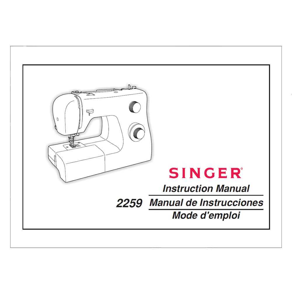 singer 2259 instruction manual