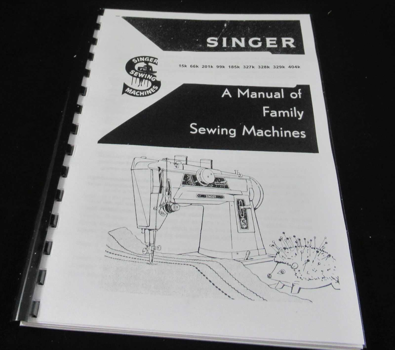 singer 327k sewing machine instruction manual