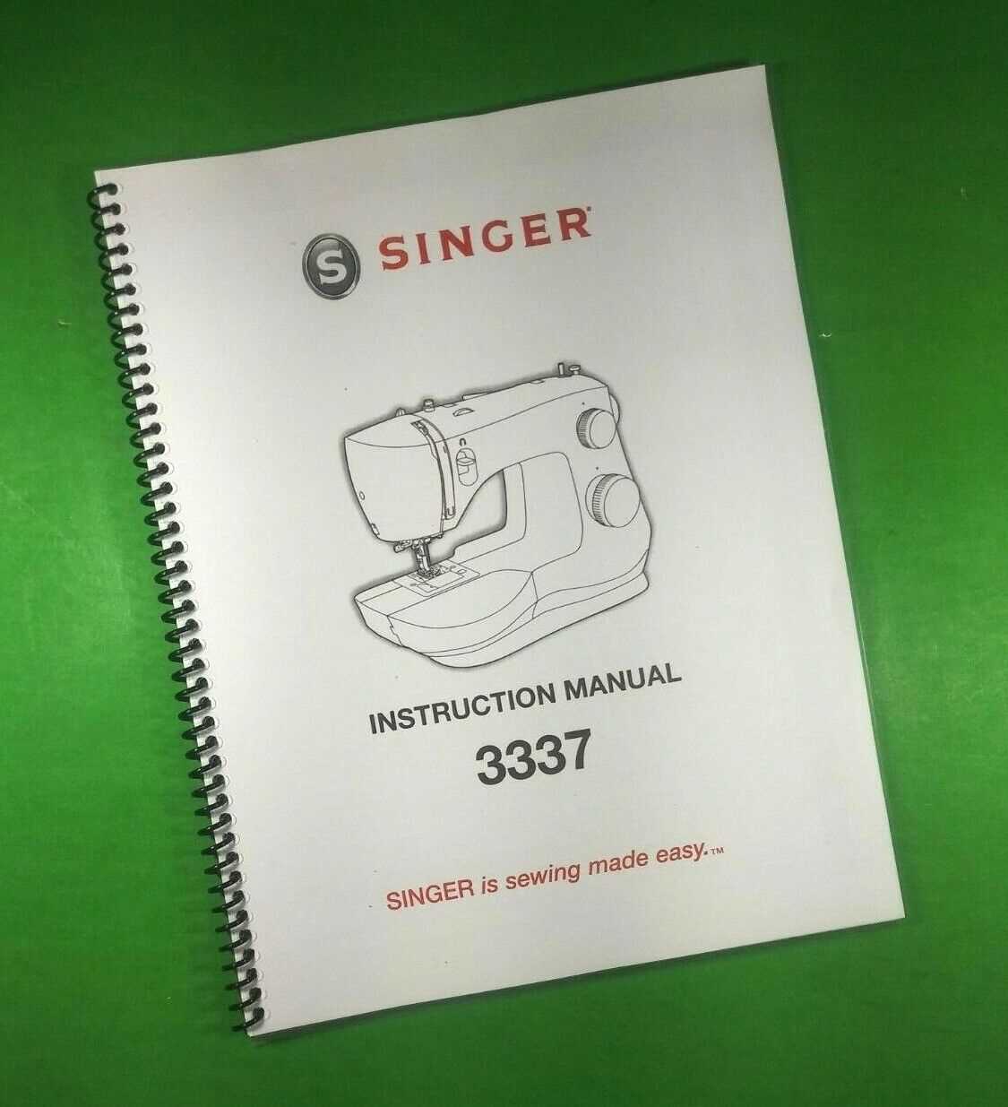 singer 3337 instruction manual