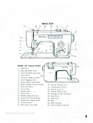 singer 538 instruction manual free