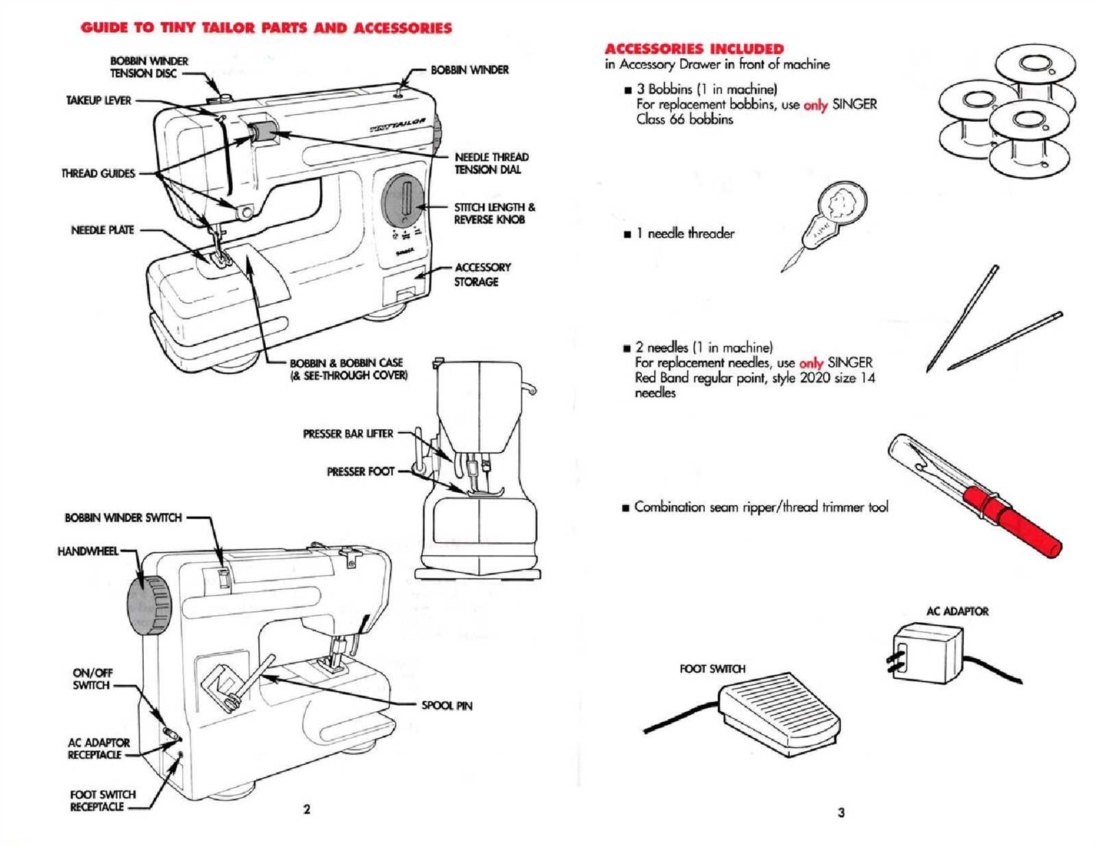 singer 66 instruction manual