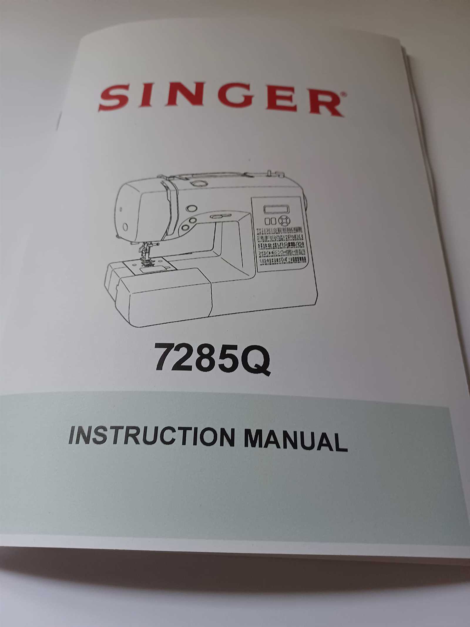 singer brilliance instruction manual