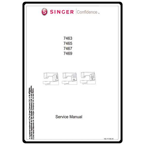 singer confidence instruction manual