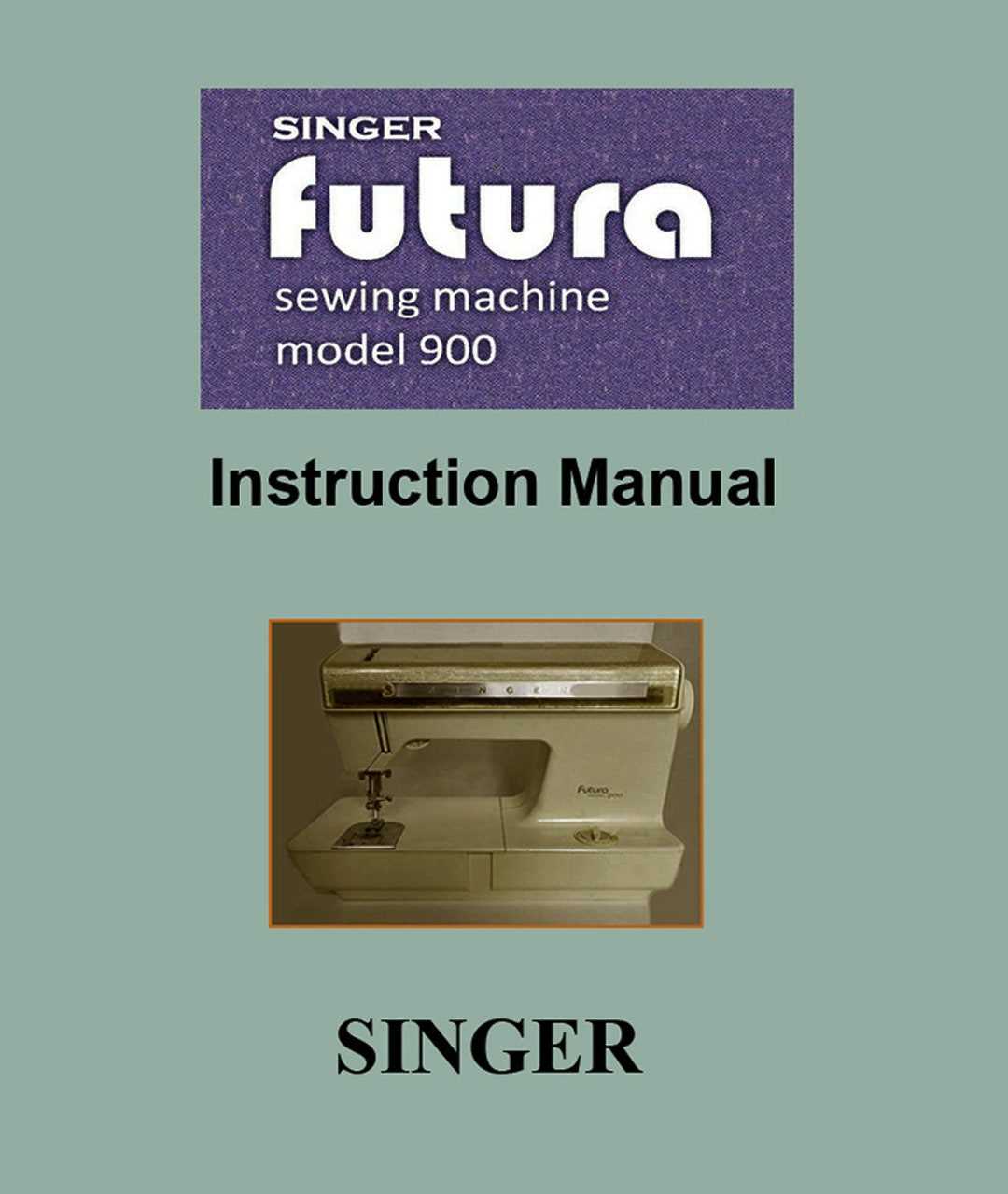 singer futura instruction manual