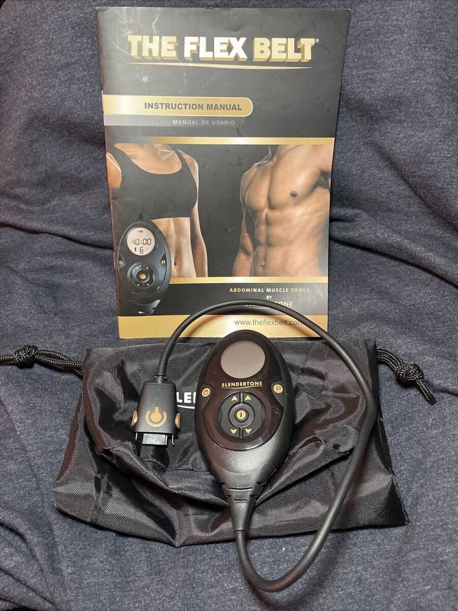 slendertone belt instruction manual