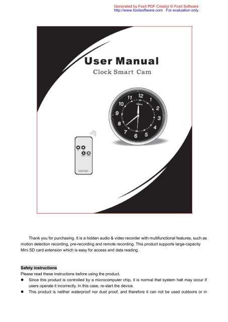 spy watch instructions manual