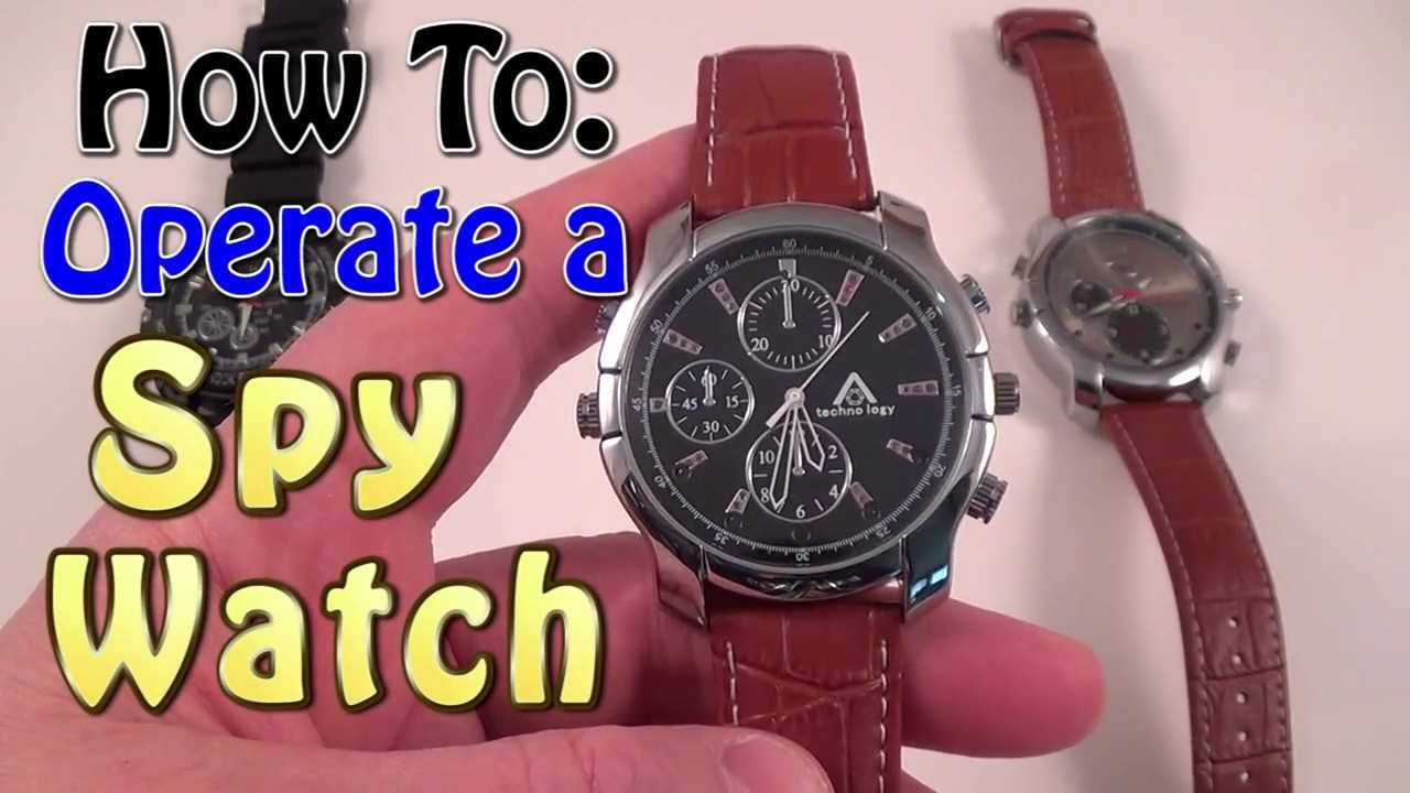 spy watch instructions manual