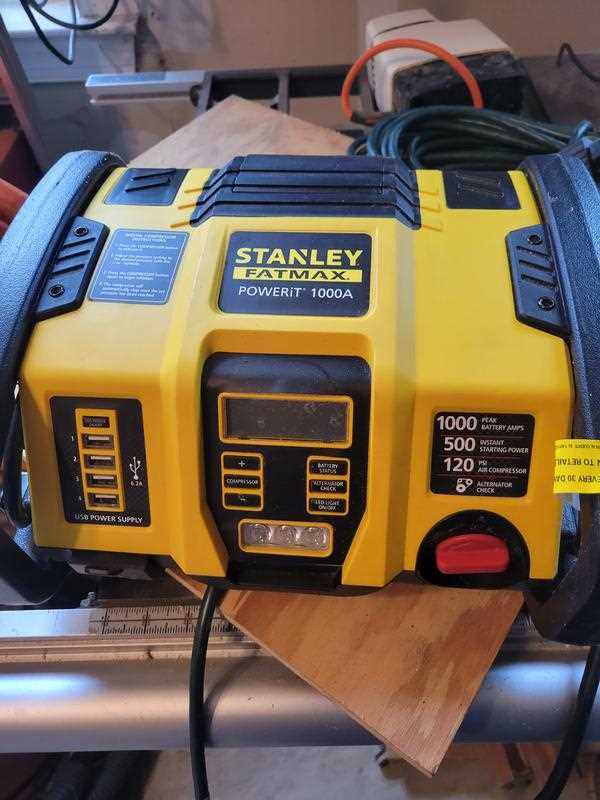 stanley professional power station instruction manual