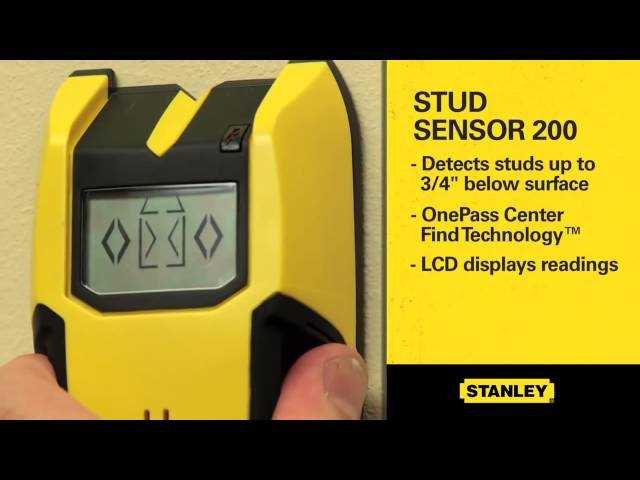 stanley stud sensor 200 instruction manual