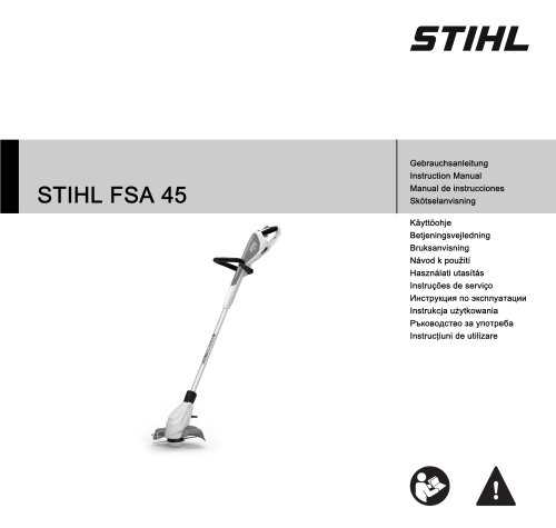 stihl fsa 45 instruction manual