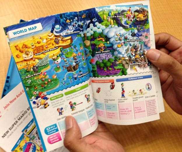 super mario 3d land instruction manual