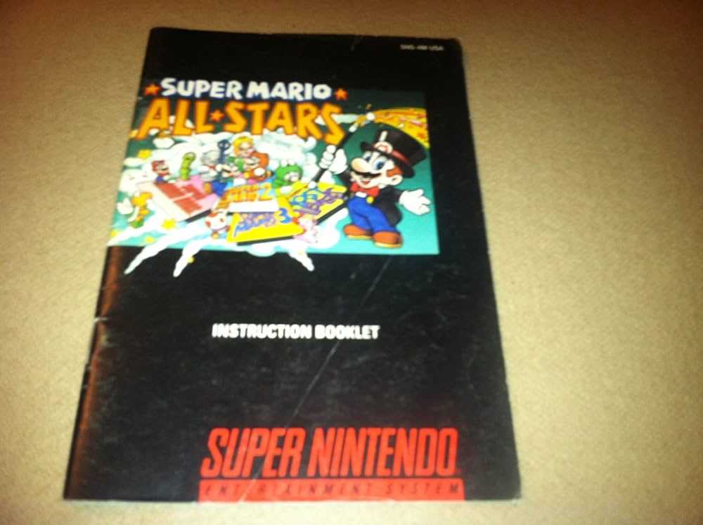 super nintendo instruction manual