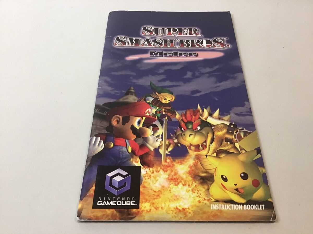 super smash bros melee instruction manual