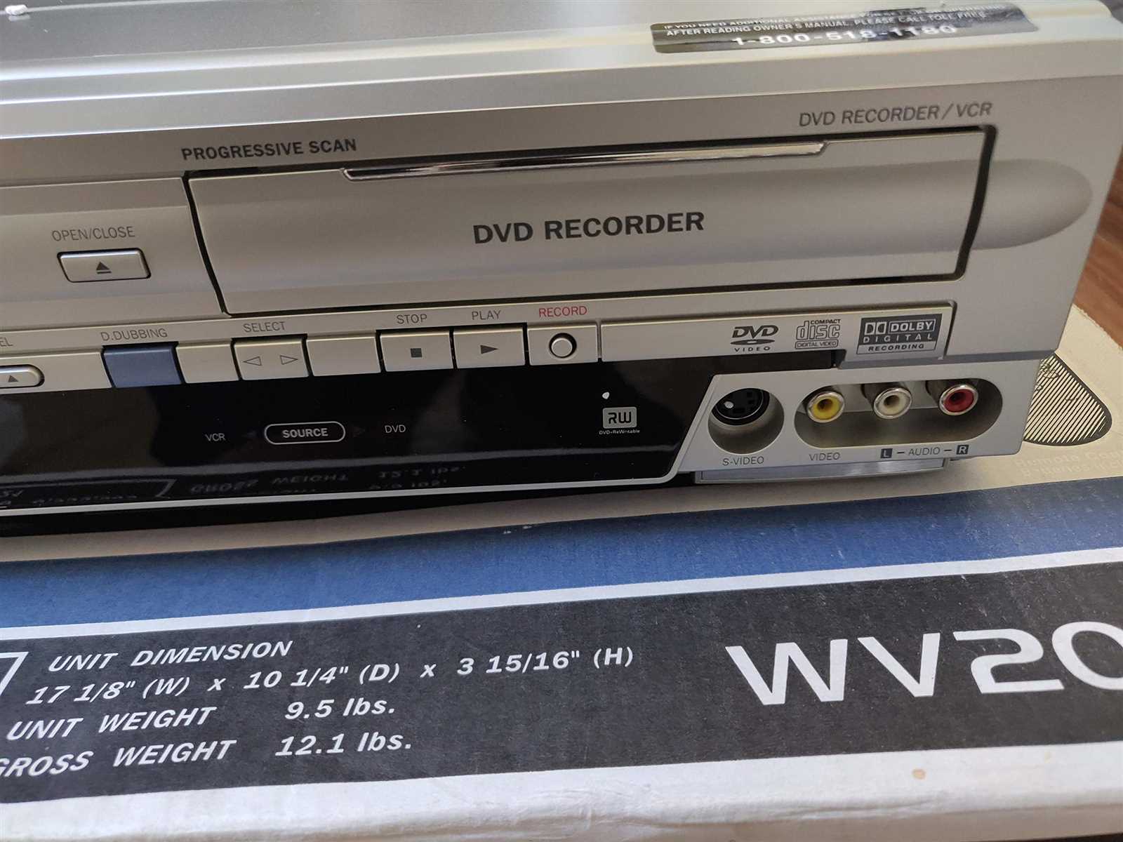 sv2000 dvd recorder instruction manual