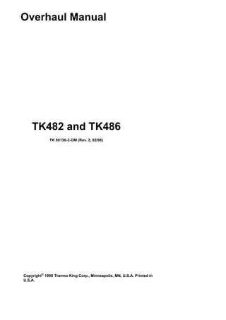 thermo king instruction manual