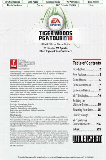 tiger woods 10 wii instruction manual