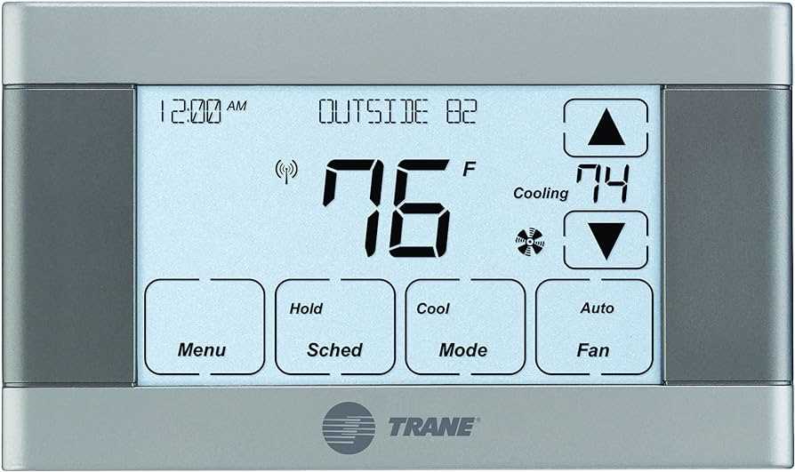 trane programmable thermostat instruction manual