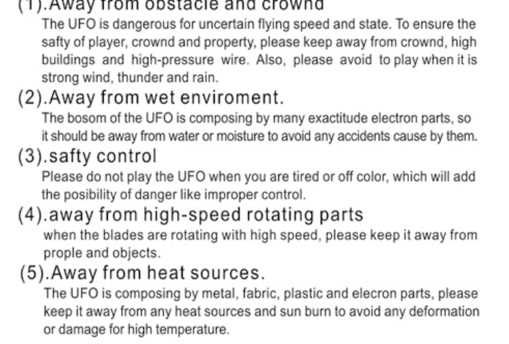 ufo drone instruction manual