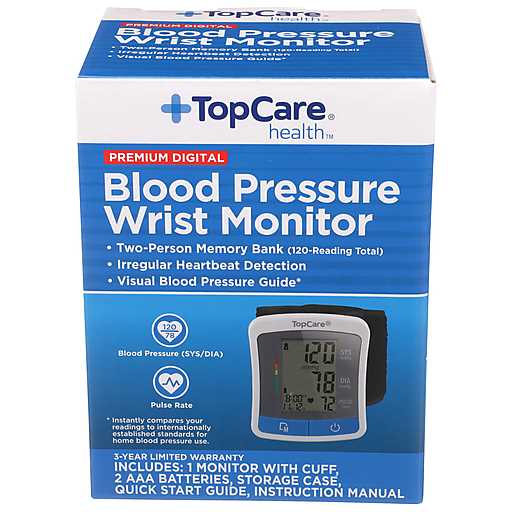 walgreens blood pressure monitor instruction manual