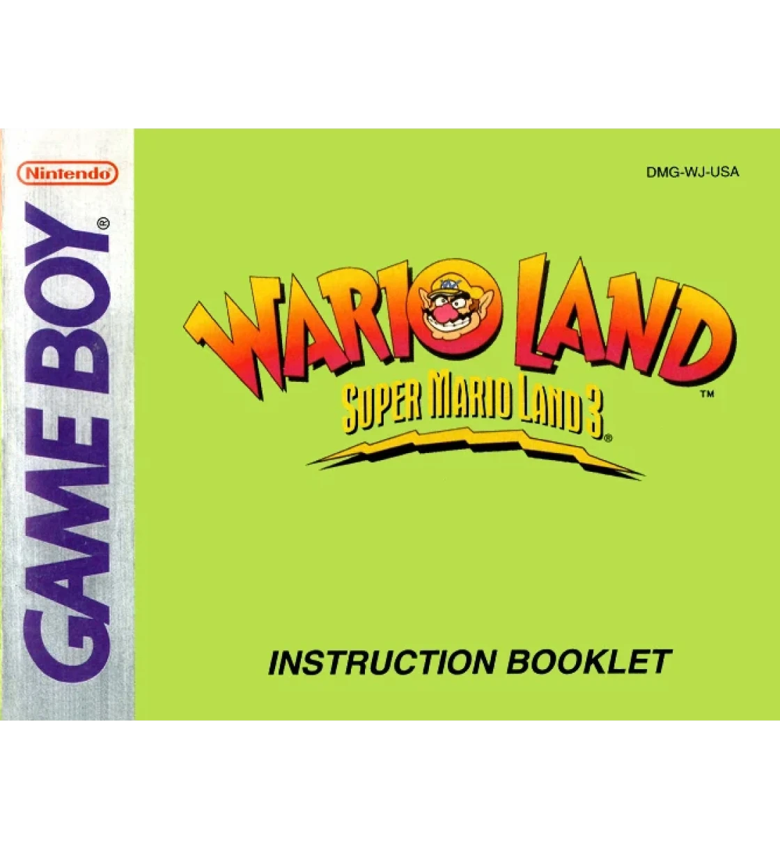 wario land 3 instruction manual