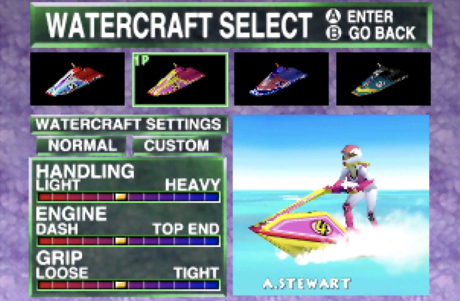 wave race 64 instruction manual
