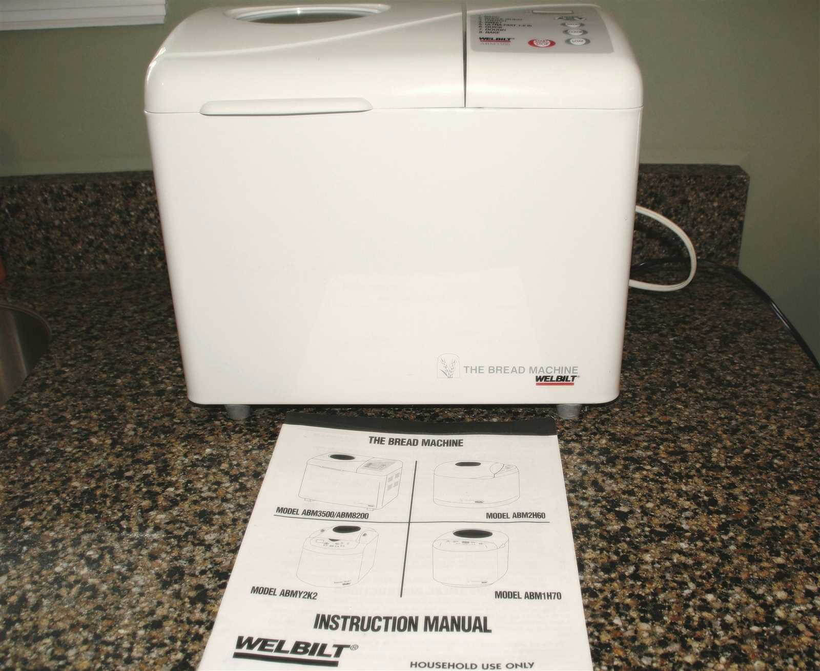 welbilt bread machine instruction manual