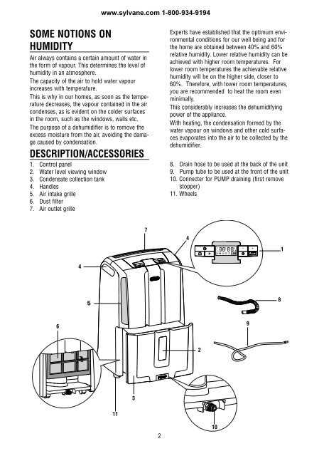 westpointe dehumidifier instruction manual