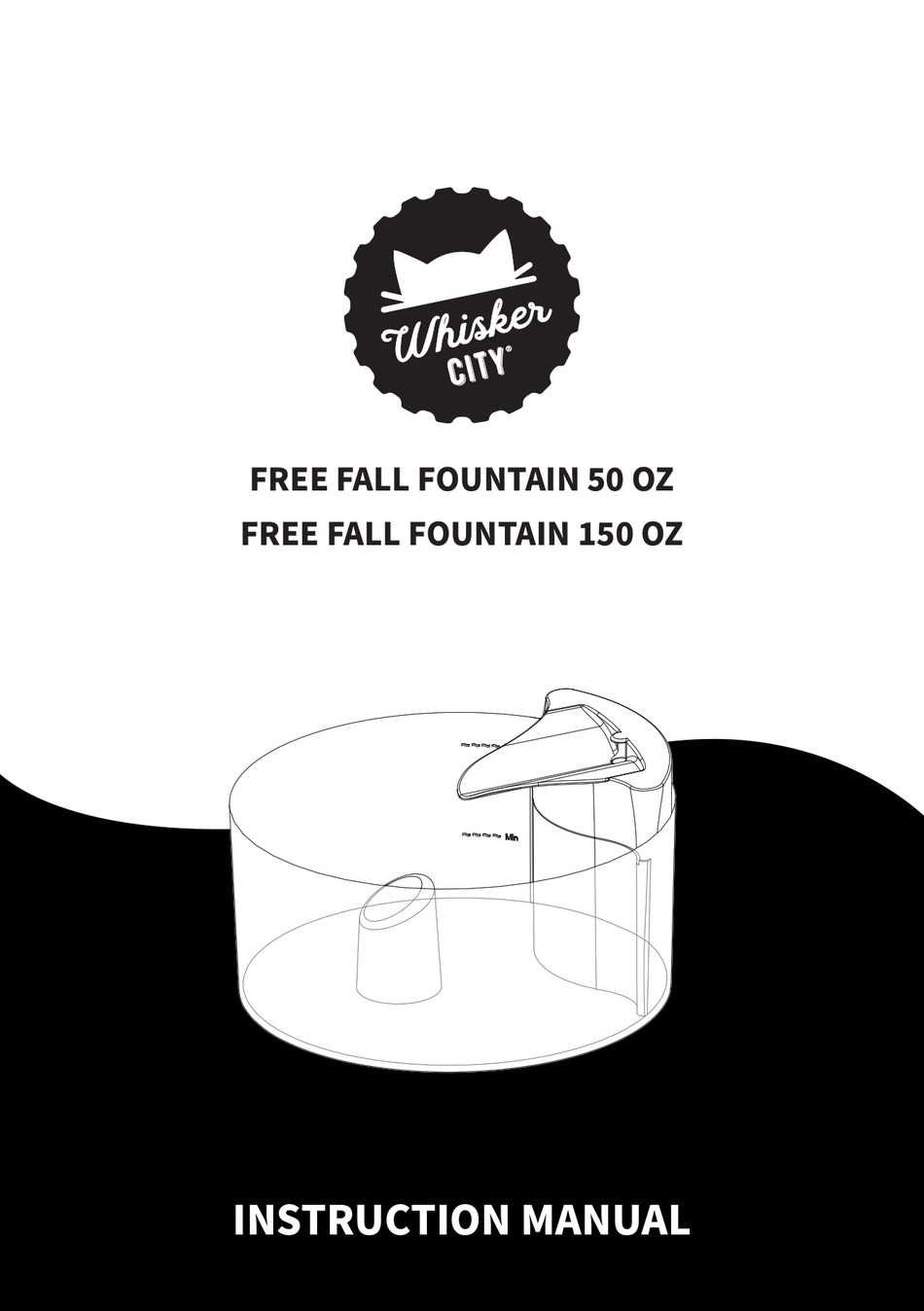 whisker city pet fountain instruction manual