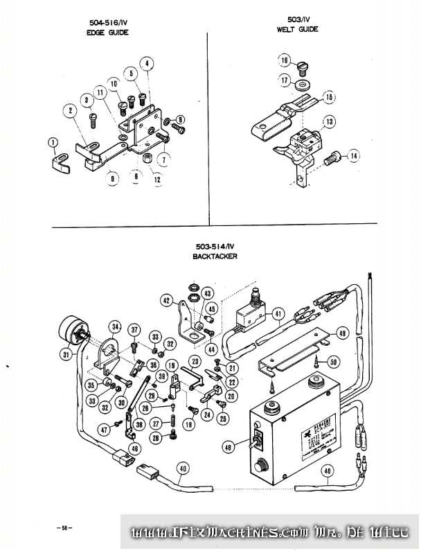 willcox & gibbs 515 4 series instructions manual