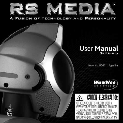 wowwee robot instruction manual