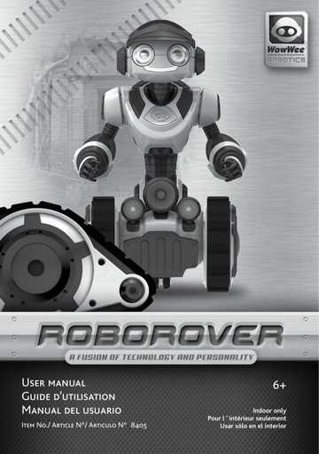 wowwee robot instruction manual