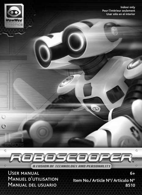 wowwee robot instruction manual