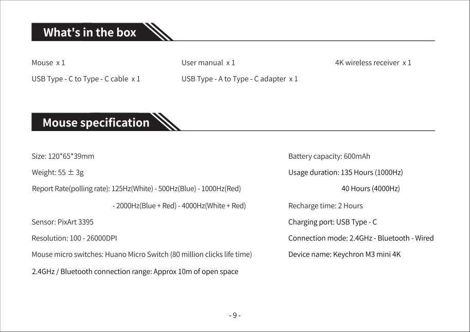 x mini instruction manual