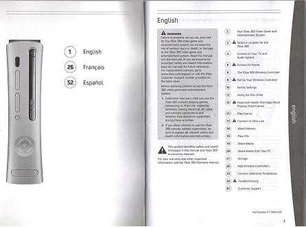 xbox 360 e instruction manual