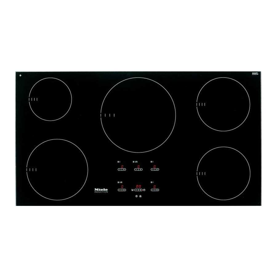 miele induction cooktop instruction manual