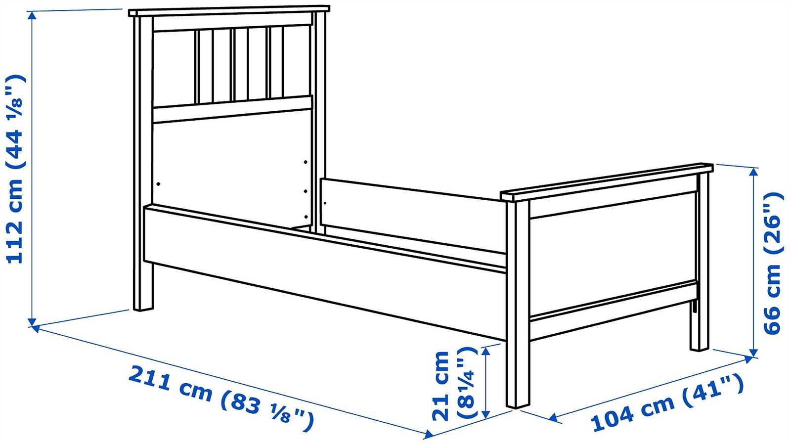 hemnes bed frame instruction manual