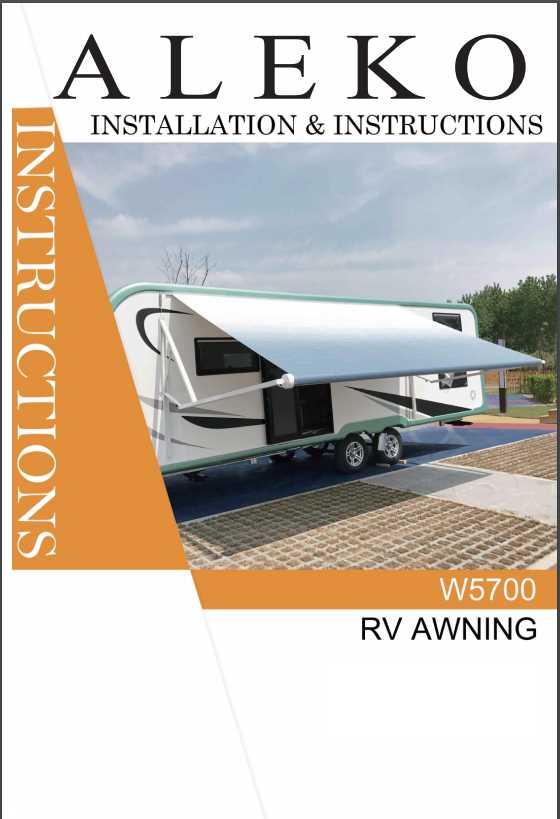 manual rv awning instructions