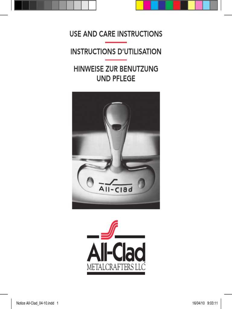 all clad crock pot instruction manual