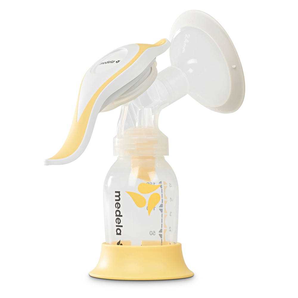 ameda one hand manual breast pump instructions