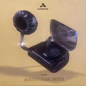 andis bonnet hair dryer instruction manual