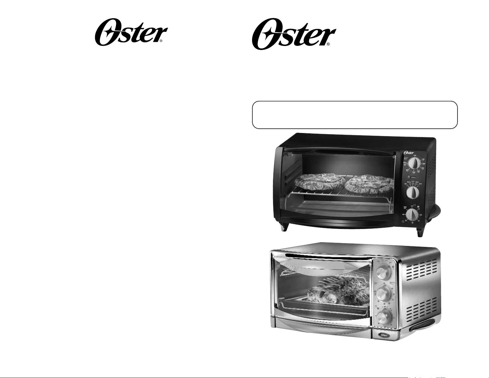 oster toaster oven instruction manual