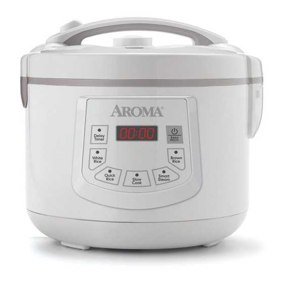 aroma digital rice cooker instruction manual