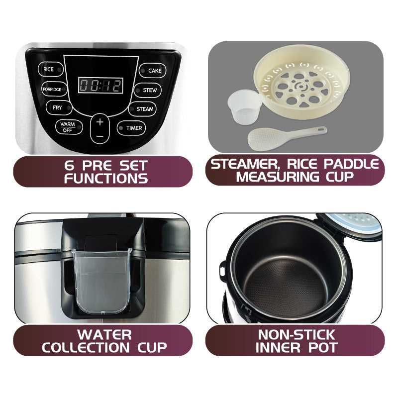 aroma digital rice cooker instruction manual