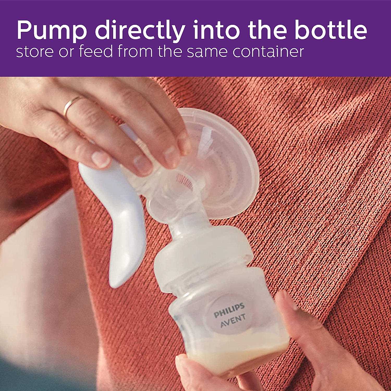 avent manual breast pump instructions