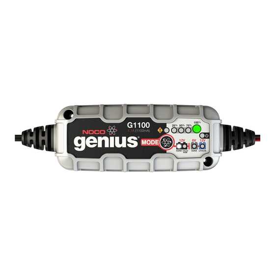 noco genius g1100 instruction manual