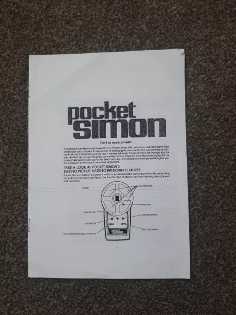 simon swipe instruction manual