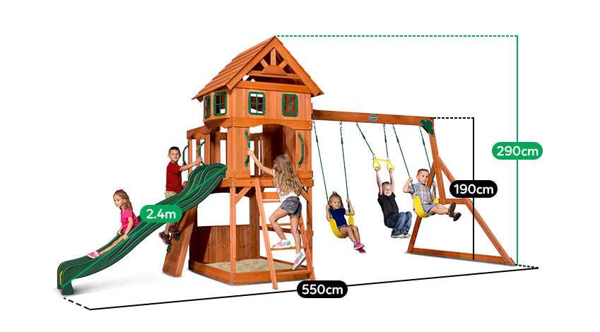 backyard discovery tucson cedar wooden swing set instruction manual