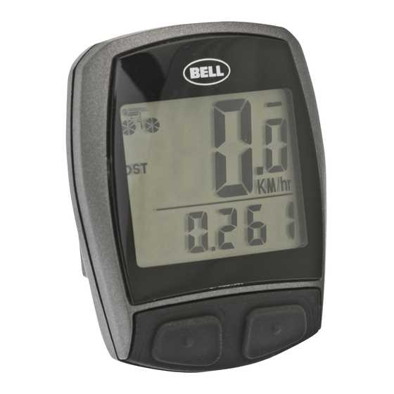 bell bicycle speedometer instruction manual