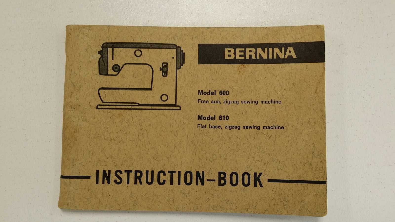 bernina 1230 instruction manual