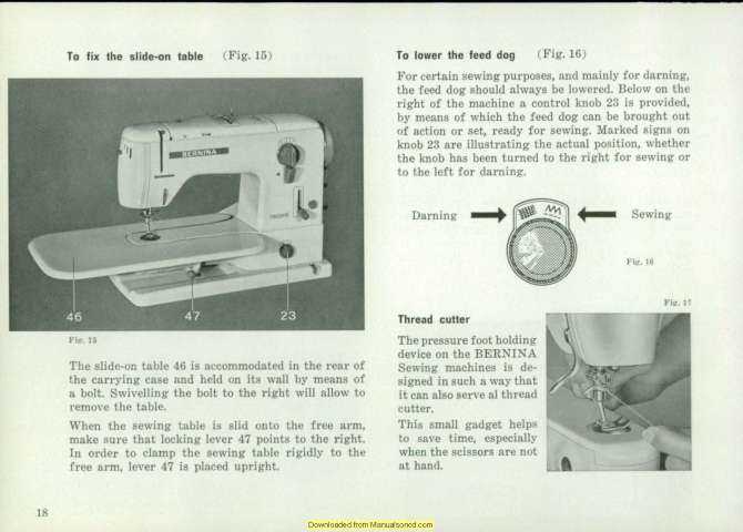 bernina sewing machine instruction manual